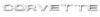1974-1975 C3 Corvette Rear Bumper Letters